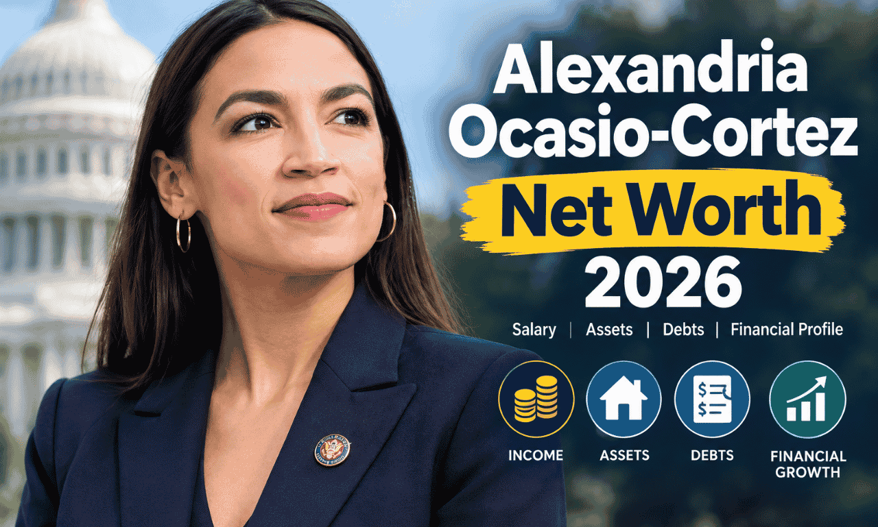 Alexandria Ocasio-Cortez net worth 2026 and financial profile