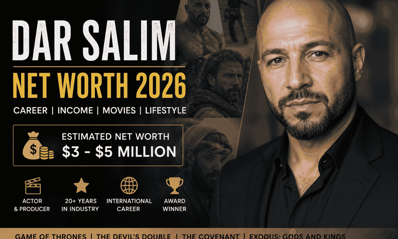 Dar Salim net worth 2026 – Danish actor known for The Covenant and Game of Thrones