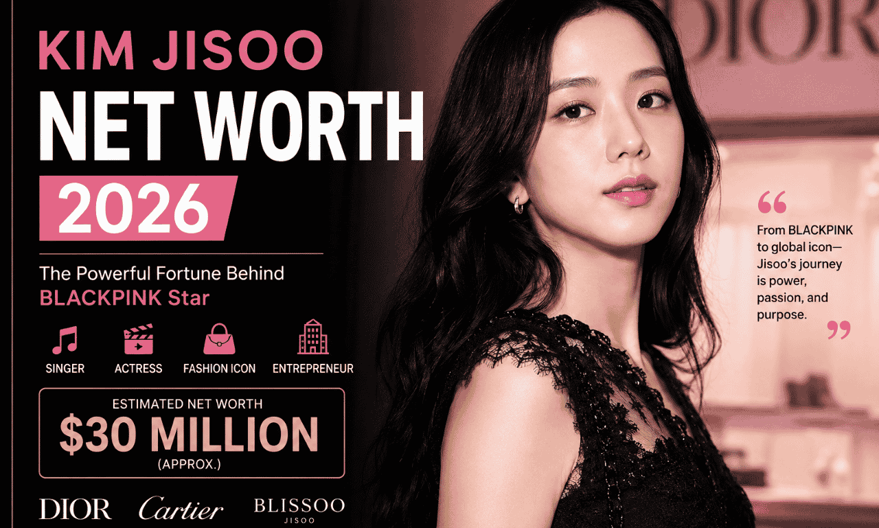 Kim Jisoo net worth 2026 BLACKPINK singer actress
