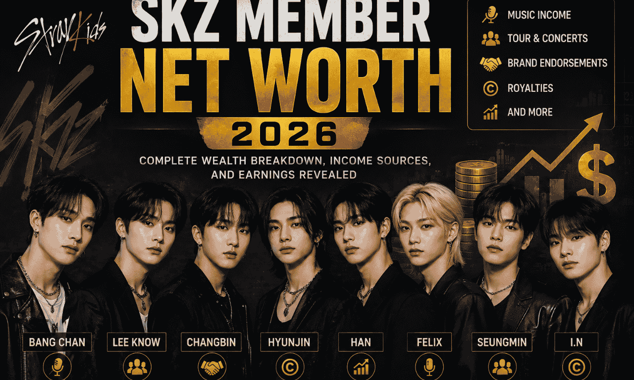 SKZ member net worth 2026