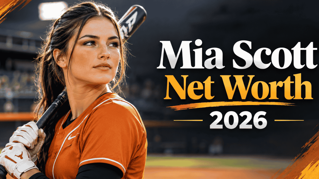 Mia Scott Net Worth 2026 featuring Texas Longhorns softball player Mia Scott